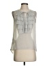 BCBGMAXAZRIA 100% Polyester Gray Sleeveless Blouse Size XS - photo 1