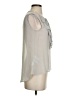 BCBGMAXAZRIA 100% Polyester Gray Sleeveless Blouse Size XS - photo 4