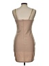 Almost Famous Solid Tan Cocktail Dress Size L - photo 2