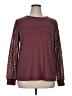 Automet Burgundy Long Sleeve Top Size XL - photo 1