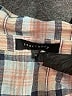 Sanctuary Plaid Gray Short Sleeve Button-Down Shirt Size M - photo 7