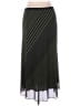 Pleione 100% Polyester Stripes Black Formal Skirt Size 2X - photo 2