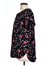 Talbots 100% Polyester Floral Black Short Sleeve Blouse Size L - photo 5