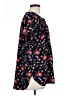 Talbots 100% Polyester Floral Black Short Sleeve Blouse Size L - photo 4