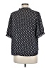Unbranded Polka Dots Black Short Sleeve Blouse Size L (estimated) - photo 2