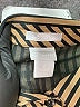 Chico's Chevron-herringbone Brown Gold Long Sleeve Blouse Size Lg (2) - photo 7