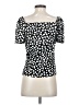 Ann Taylor Black Short Sleeve Top Size XS - photo 2