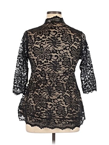 Kiyonna 3/4 Sleeve Blouse (view 2)