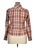 Unbranded Plaid Orange Long Sleeve Button-Down Shirt Size XL - photo 2