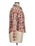 Unbranded Plaid Orange Long Sleeve Button-Down Shirt Size XL - photo 4