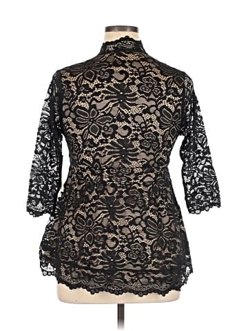 Kiyonna 3/4 Sleeve Blouse (view 2)