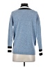 Truehitt Chevron-herringbone Blue Pullover Sweater Size XS - photo 2