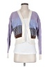 Minkpink Color Block Purple Cardigan Size XS - photo 1