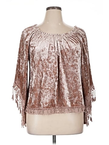 Indigo Thread Co. 3/4 Sleeve Blouse (view 1)