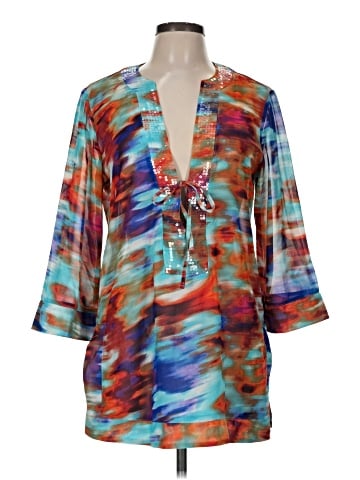 Final Touch 3/4 Sleeve Blouse (view 1)