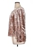 Indigo Thread Co. Pink Tan 3/4 Sleeve Blouse Size 14 (estimated) - photo 5