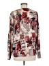 Talbots 100% Merino Wool Print Red Pink Wool Pullover Sweater Size M (estimated) - photo 2