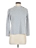 Ann Taylor Chevron-herringbone Gray Long Sleeve Blouse Size M - photo 1