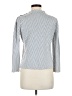 Ann Taylor Chevron-herringbone Gray Long Sleeve Blouse Size M - photo 2
