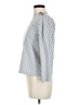 Ann Taylor Chevron-herringbone Gray Long Sleeve Blouse Size M - photo 5