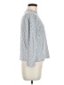Ann Taylor Chevron-herringbone Gray Long Sleeve Blouse Size M - photo 4