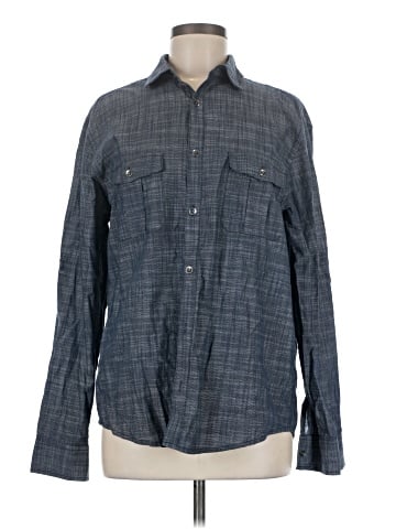 Alfani Long Sleeve Button-Down Shirt (view 1)