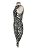 Ali Ro Chevron-herringbone Silver Cocktail Dress Size 0 - photo 5