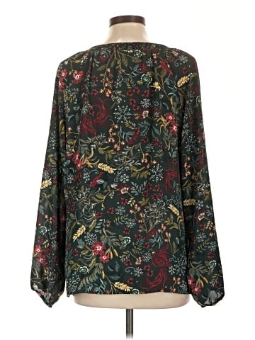 Christopher & Banks Long Sleeve Blouse (view 2)