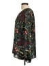 Christopher & Banks 100% Polyester Animal Print Black Green Long Sleeve Blouse Size L - photo 5