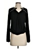 Rain Black Long Sleeve Blouse Size XS - photo 1