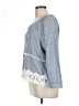 Young Essence Blue 3/4 Sleeve Blouse Size L - photo 5