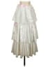 IORANE Ivory Silver Casual Skirt Size XXS - photo 1