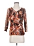 TanJay 100% Polyester Brown 3/4 Sleeve Blouse Size S (petite) - photo 1