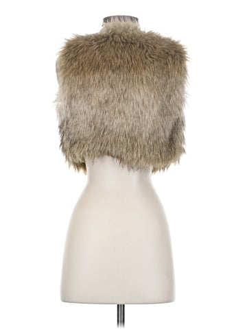 Wenxi Faux Fur Vest - back