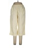 Quacker Factory Solid Ivory Casual Pants Size L - photo 1