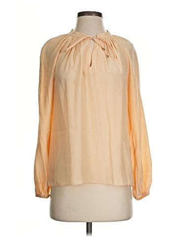 Alice & Trixie Long Sleeve Silk Top (view 1)