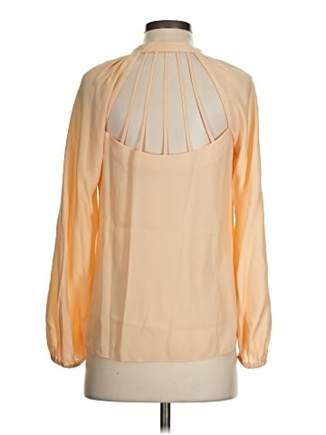 Alice & Trixie Long Sleeve Silk Top (view 2)