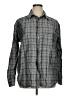 Zanella Houndstooth Gray Long Sleeve Button-Down Shirt Size XL - photo 1