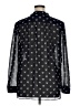 Ann Taylor 100% Polyester Black Long Sleeve Blouse Size XL - photo 2