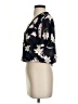Sienna Sky 100% Polyester Floral Black Short Sleeve Blouse Size S - photo 5