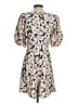 Express 100% Polyester Floral Ivory Cocktail Dress Size S - photo 2