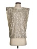 Endless Rose 100% Polyester Metallic Silver Sleeveless Blouse Size XS - photo 1