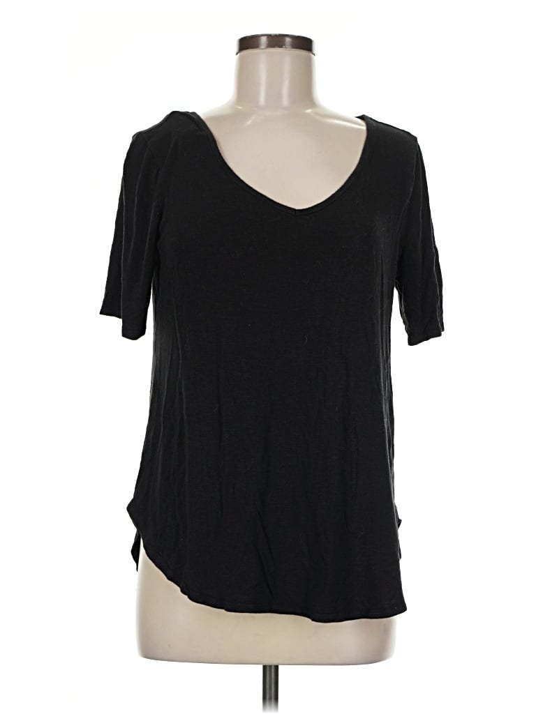 Pre-owned 24/7 Maurices Short Sleeve T-shirt In Black