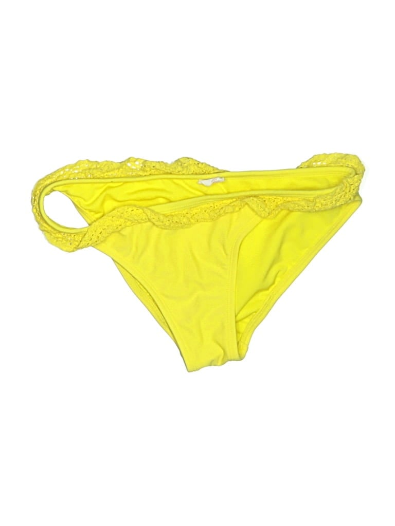 Pre-owned Xhilaration Swimsuit Bottoms In Yellow