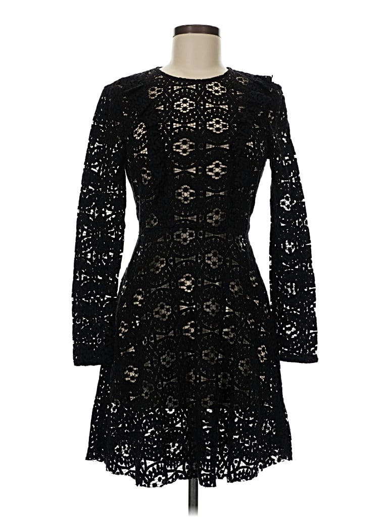 Pre-owned Zara Cocktail Dress In Black