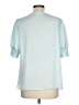 Lucky & Coco 100% Polyester Teal Short Sleeve Blouse Size L - photo 2