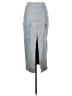 MNG 100% Polyester Gray Casual Skirt Size S - photo 1