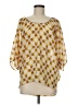 Odille Gold 3/4 Sleeve Blouse Size M - photo 1