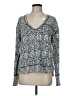 Assorted Brands Print Blue Pullover Sweater Size M - photo 1