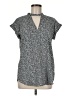 Express Gray Short Sleeve Blouse Size M - photo 1